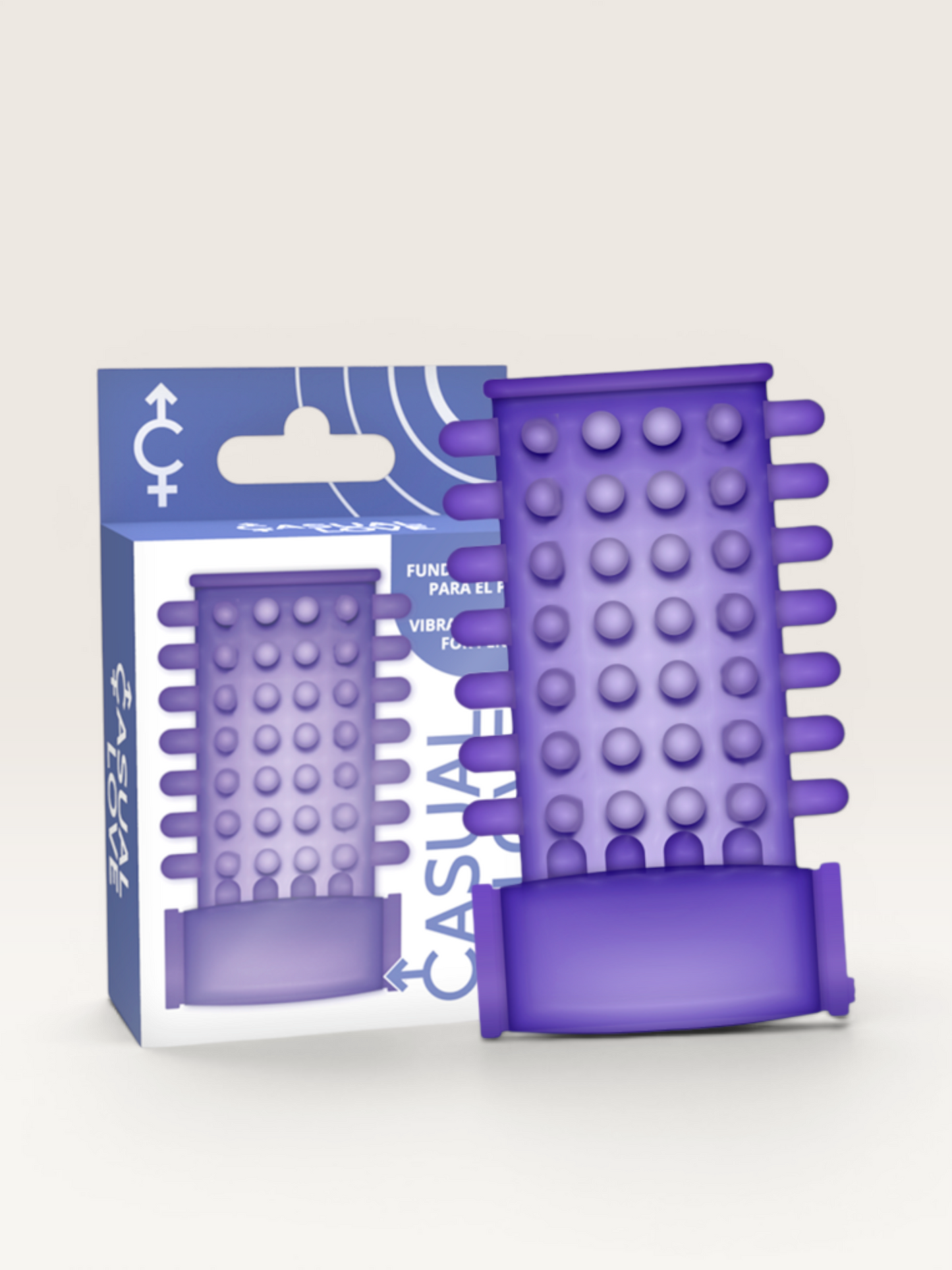 CASUAL LOVE - TAMPA DO PÊNIS DO VIBRADOR DE LILAC ANEL