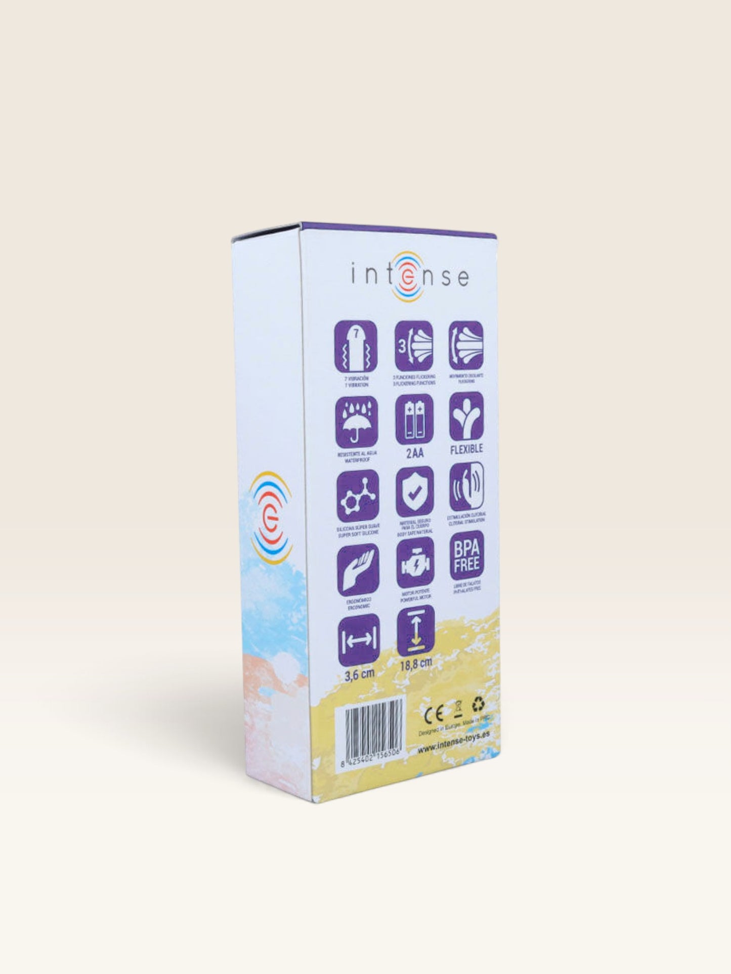 INTENSE - VIBRADOR OSCILANTE SUSY SILICON RABBIT LILAC