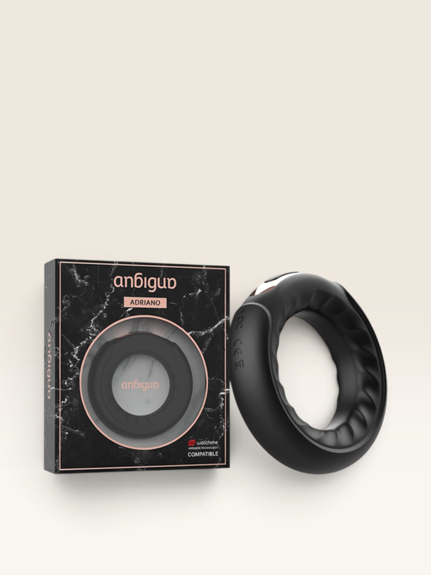 ANBIGUO - ADRIANO ANEL VIBRATÓRIO + CONTROLO REMOTO WATCHME