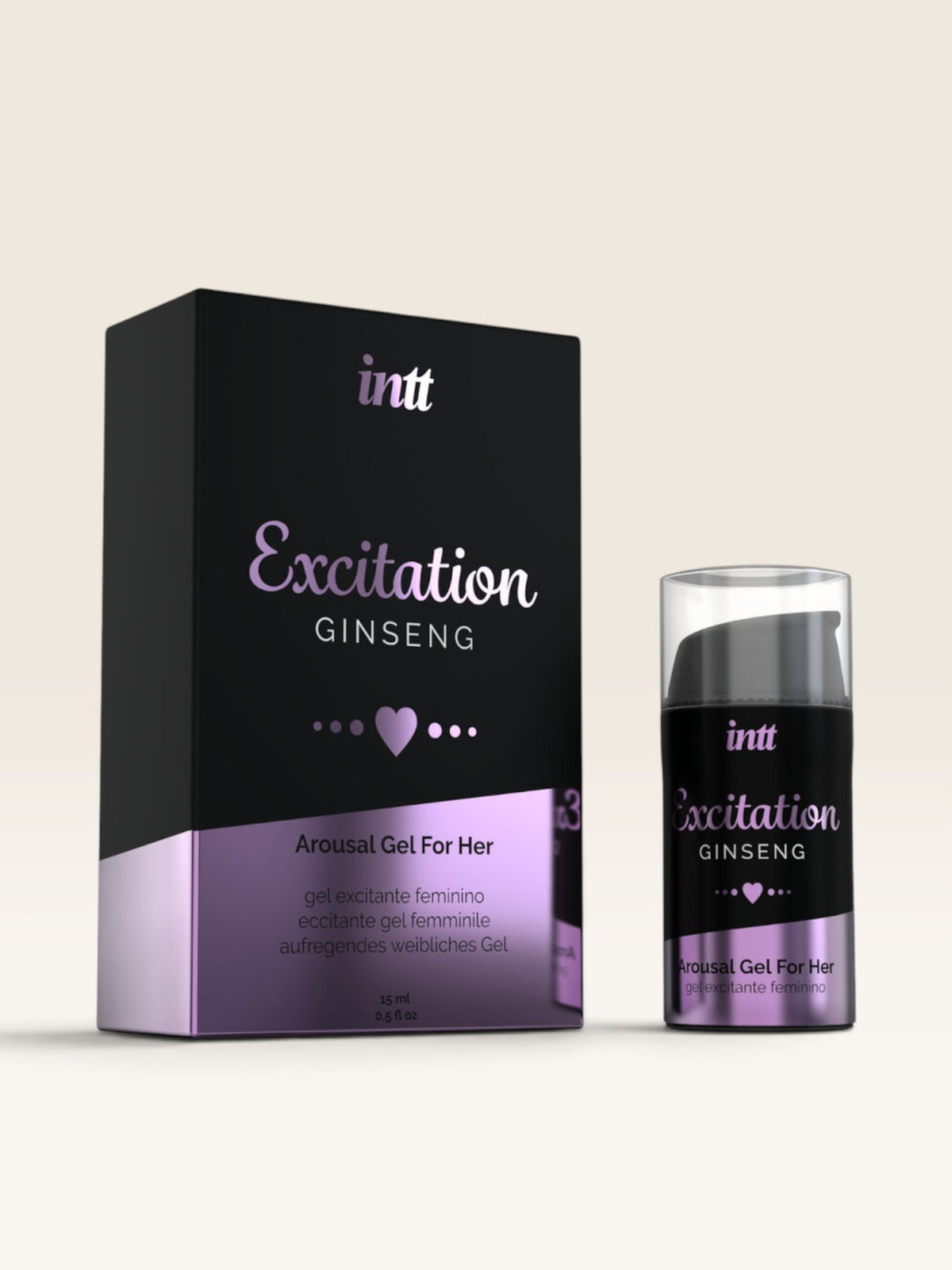 INTT LUBRICANTS - GEL ESTIMULANTE E EXCITANTE ÍNTIMO CALOR ATIVADOR DE DESEJO SEXUAL