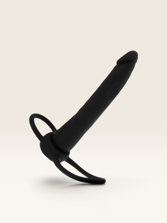 MYTHOLOGY - DILDO ANAL COBI ONYX COM ANEL DE GALO E TESTÍCULO 13 SILICONE CM