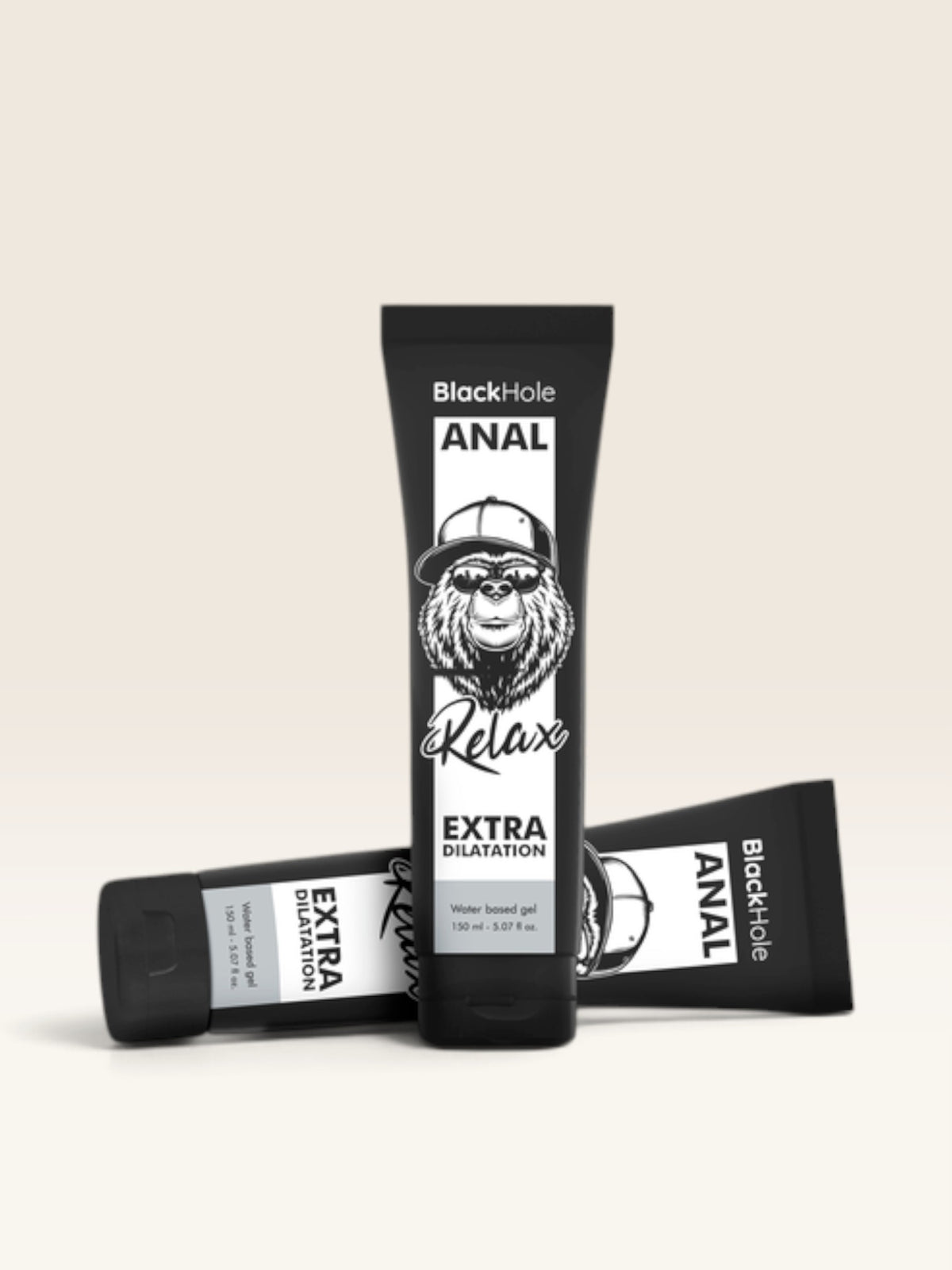 BLACK HOLE - GEL BASE DILATAÇÃO ANAL 150 ML