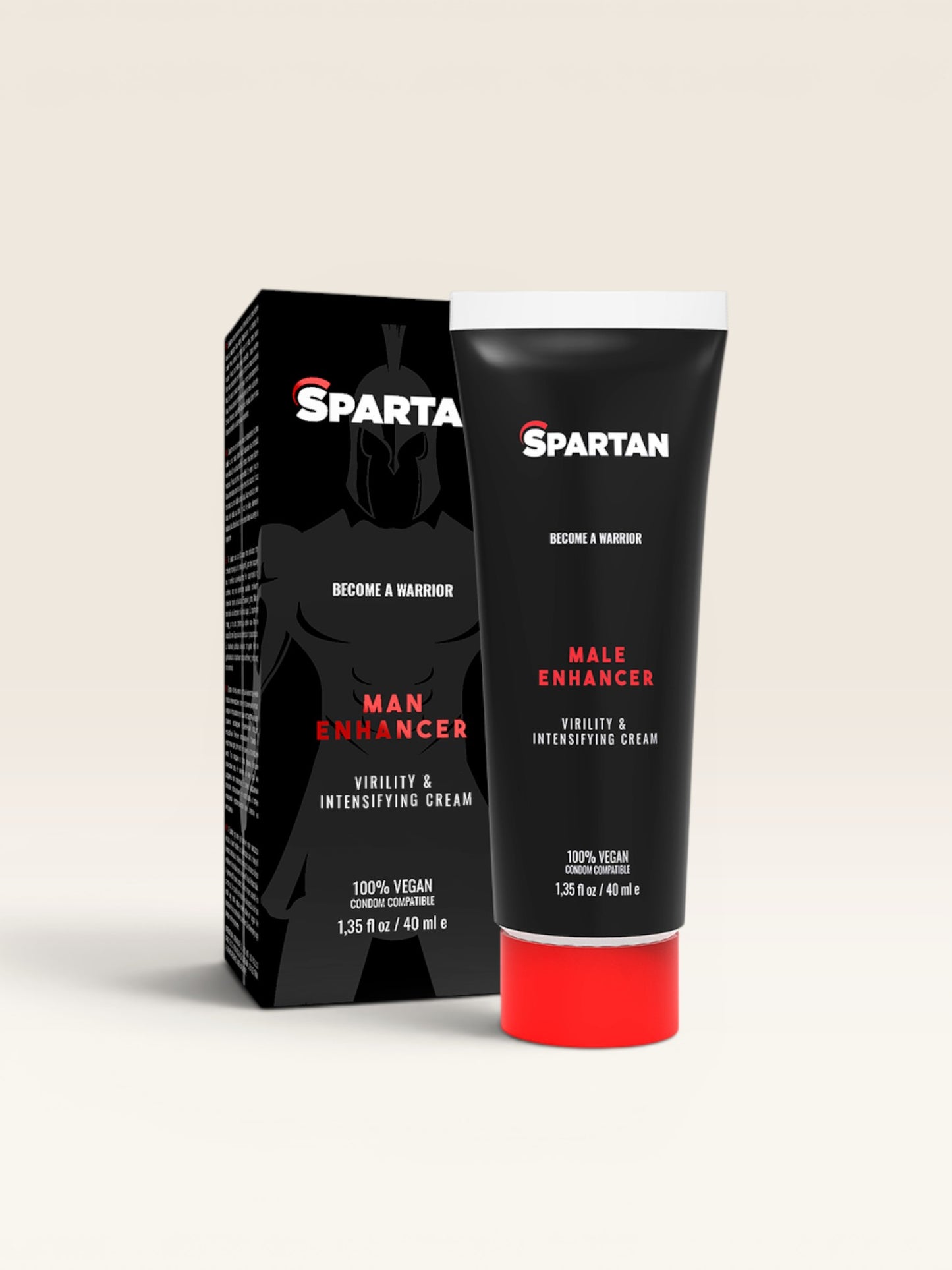SPARTAN - GEL COUPLE VIRILIDADE E CREME INSENSIFICANTE 100% VEGANO