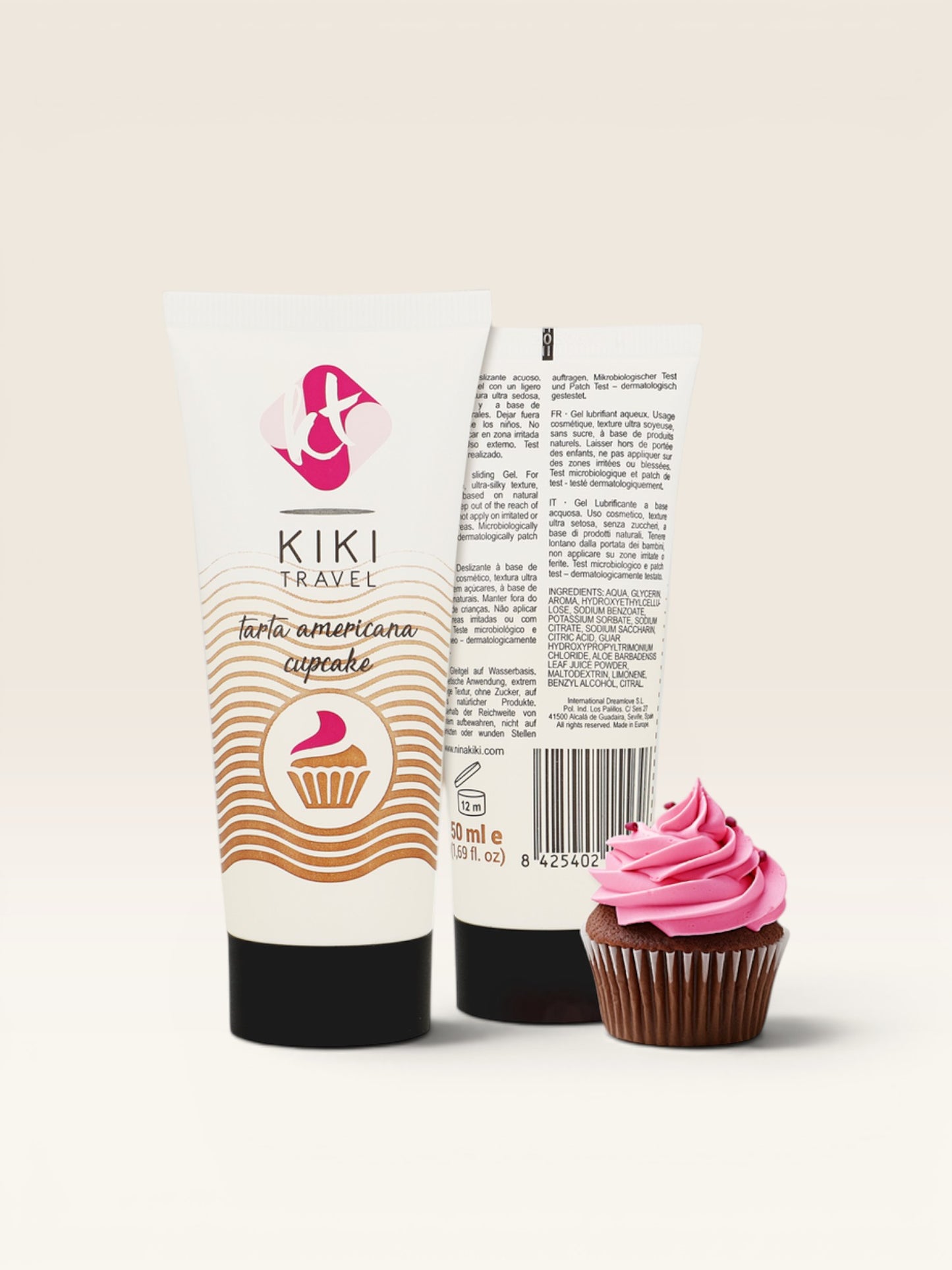 KIKÍ TRAVEL - CUPCAKE LUBRIFICANTE 50 ML