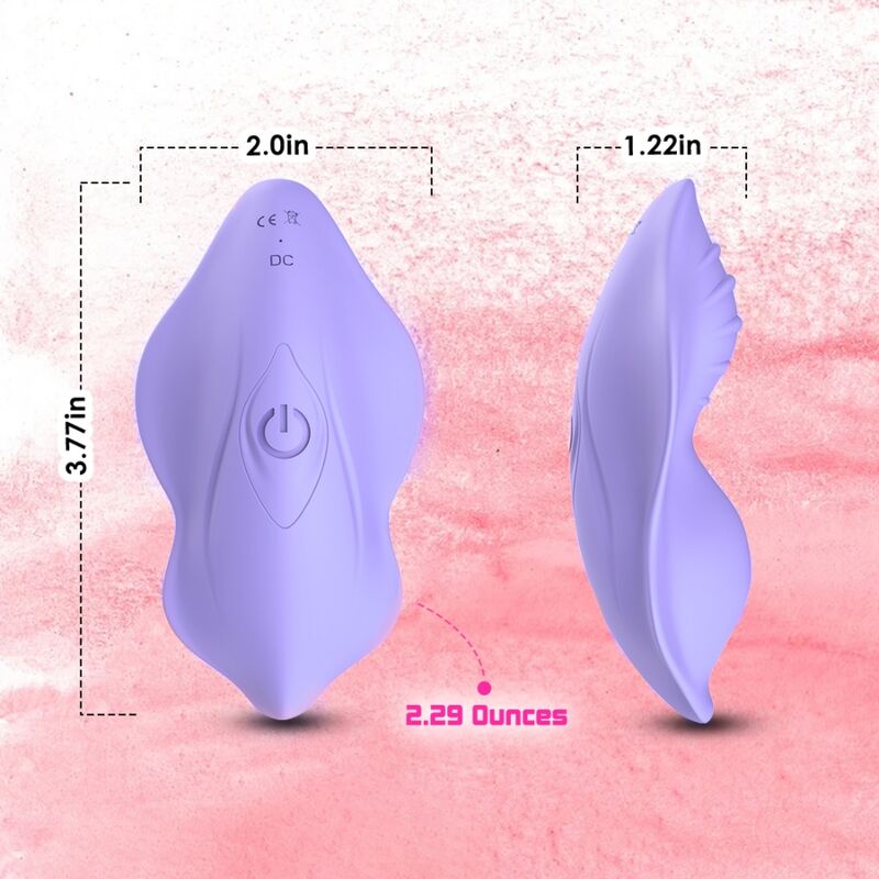 Armony — Whisper, Cueca Vibradora com Controlo Remoto Roxo