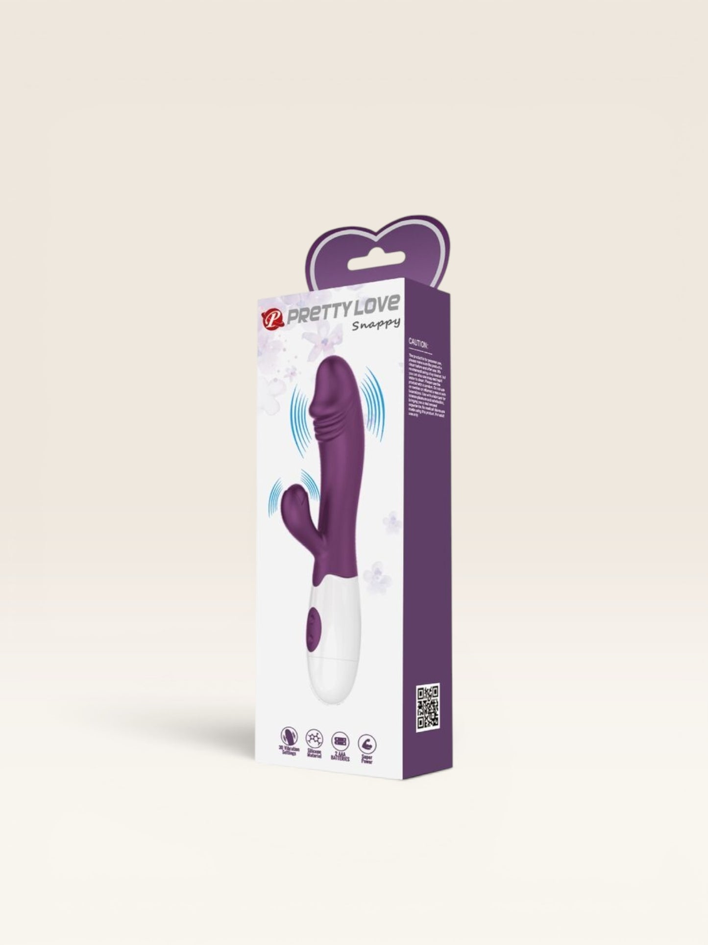 PRETTY LOVE - VIBRADOR SNAPPY G-SPOT ROXO