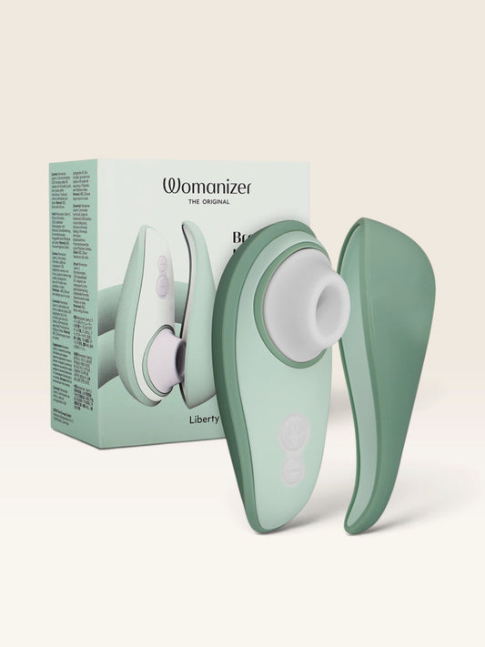 WOMANIZER - LIBERTY 2 ESTIMULADOR DE CLITÓRIS E SUCÇÃO VERDE CLARO
