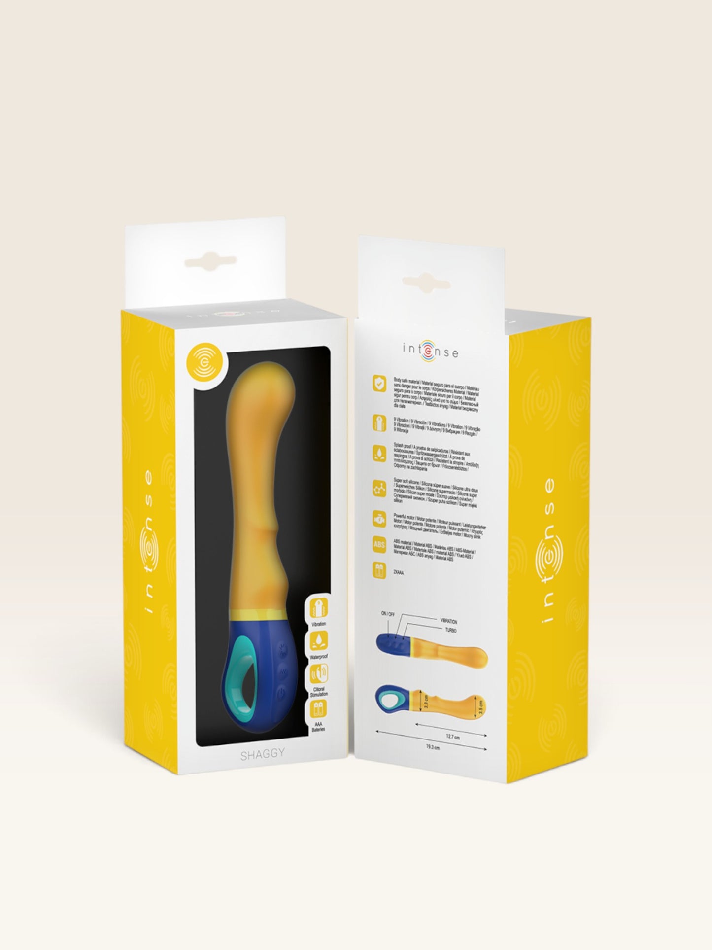 VIBRADOR INTENSO - SHAGGY AMARELO G-SPOT