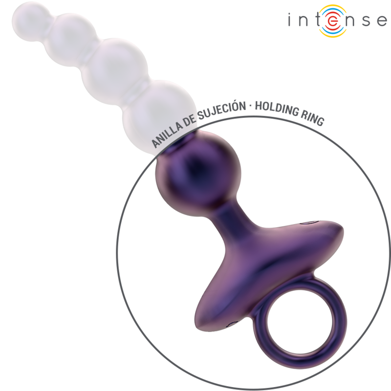 INTENSE - TITO VIBRADOR ANAL PLUG MODELO 3 CONTROLE REMOTO