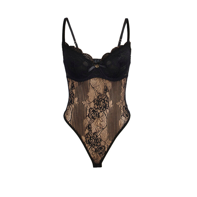 Subblime — Body de Renda com Fecho na Base Preto S/M