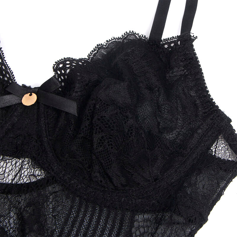 Subblime — Body de Renda com Fecho na Base Preto S/M