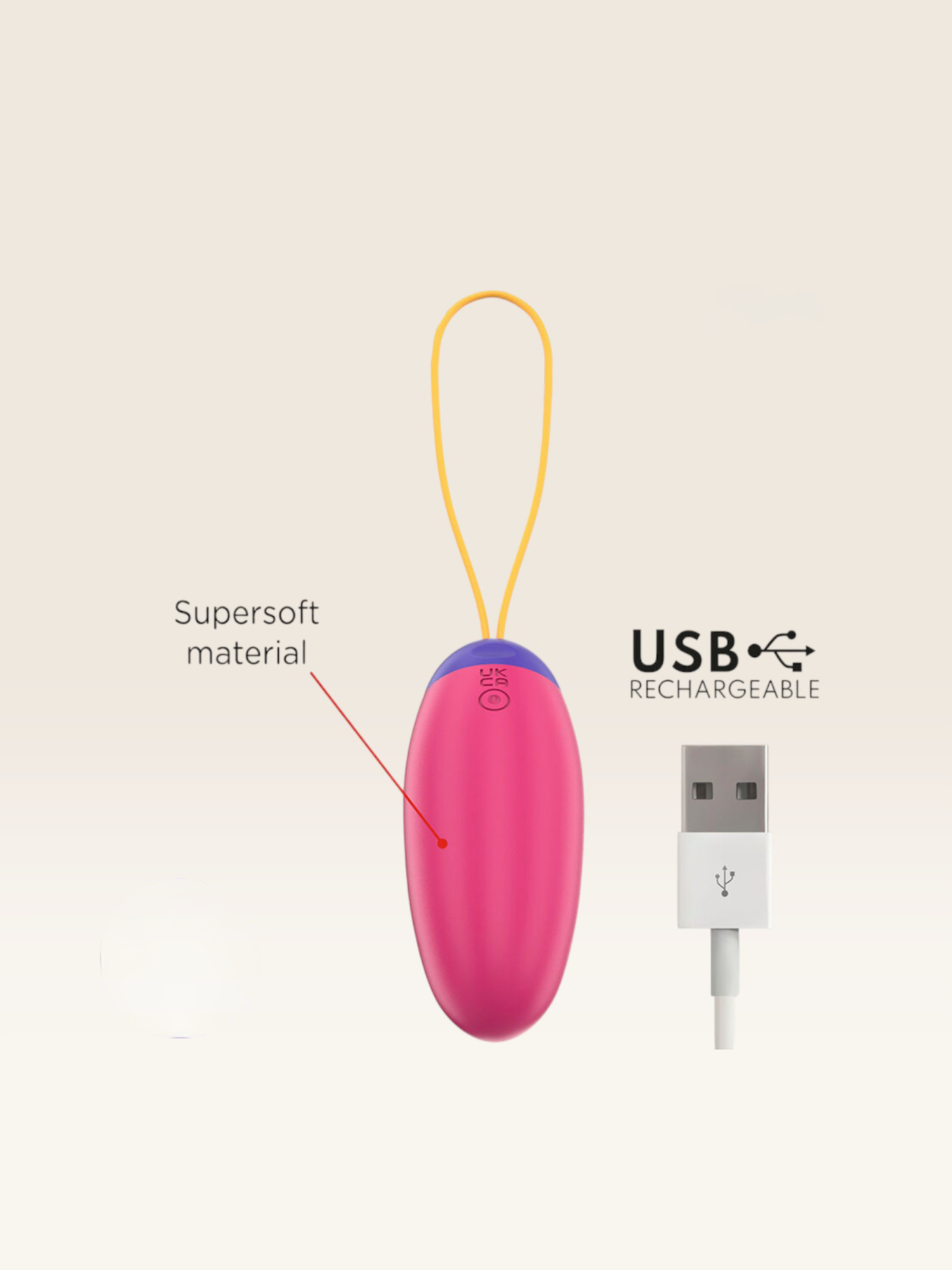 ONINDER CUTE - OVO DE SILICONE COM VIBRAÇÕES PARA PRAZER E AMOR - APLICATIVO GRATUITO GLOBAL