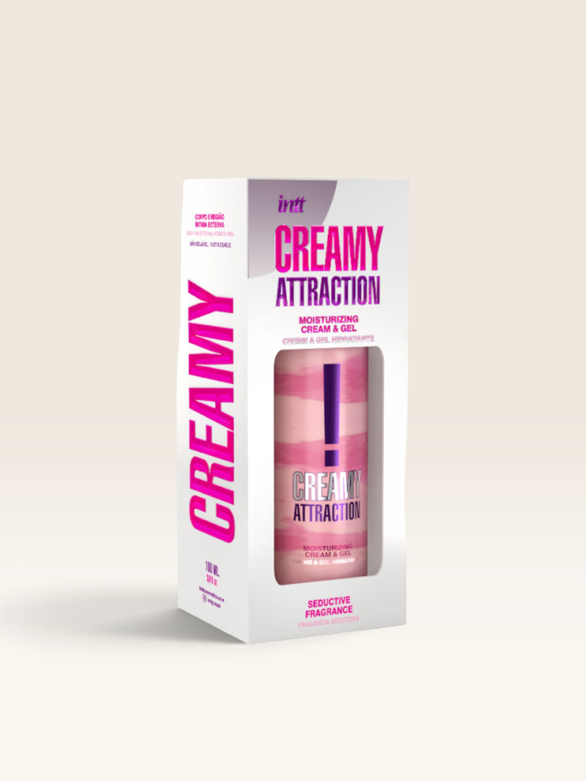 INTT RELEASES - CREME E GEL COM FRAGRÂNCIA AFRODISÍACA 100 ML
