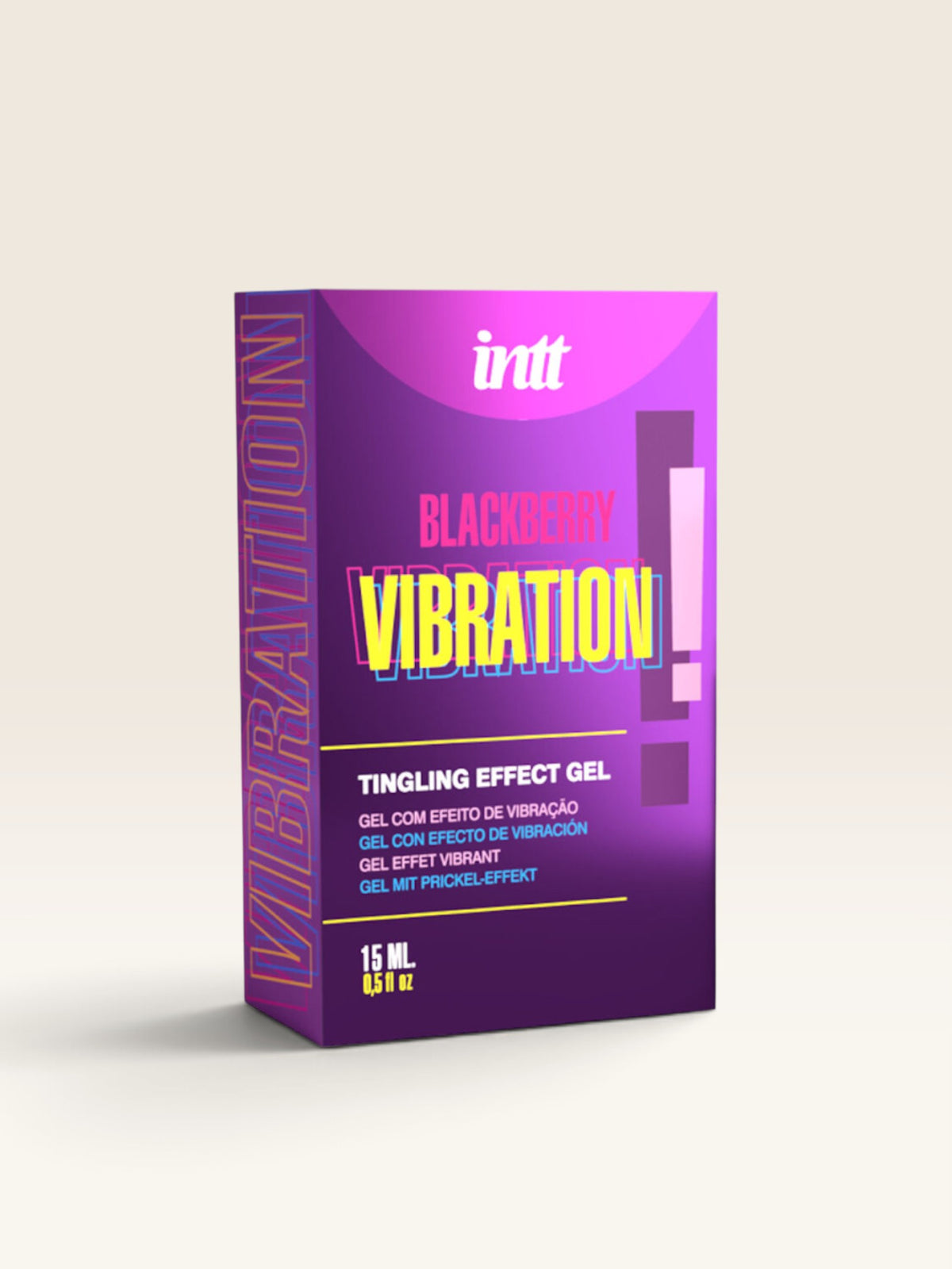 INTT RELEASES - GEL VIBRANTE LÍQUIDO SABOR AMORA 15 ML