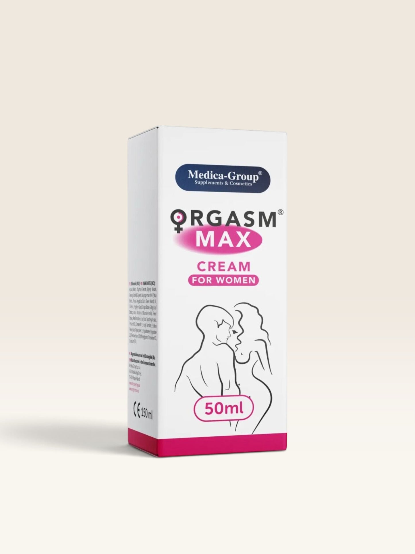 CREME ÍNTIMO ORGASM MAX PARA MULHERES 50 ML - MEDICA GROUP