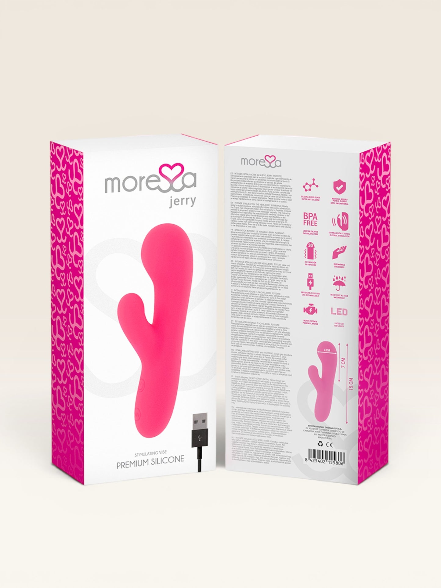 MORESSA - JERRY PREMIUM SILICONE RECARREGVEL