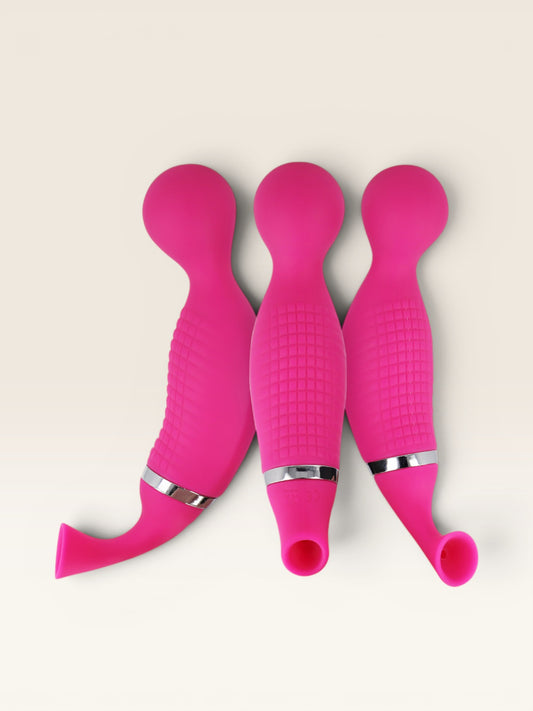 MORESSA - KIRK DUO SUCÇÃO + MASSAGEADOR MULTI-PERFORMANCE PREMIUM SILICONE RECARREGÁVEL