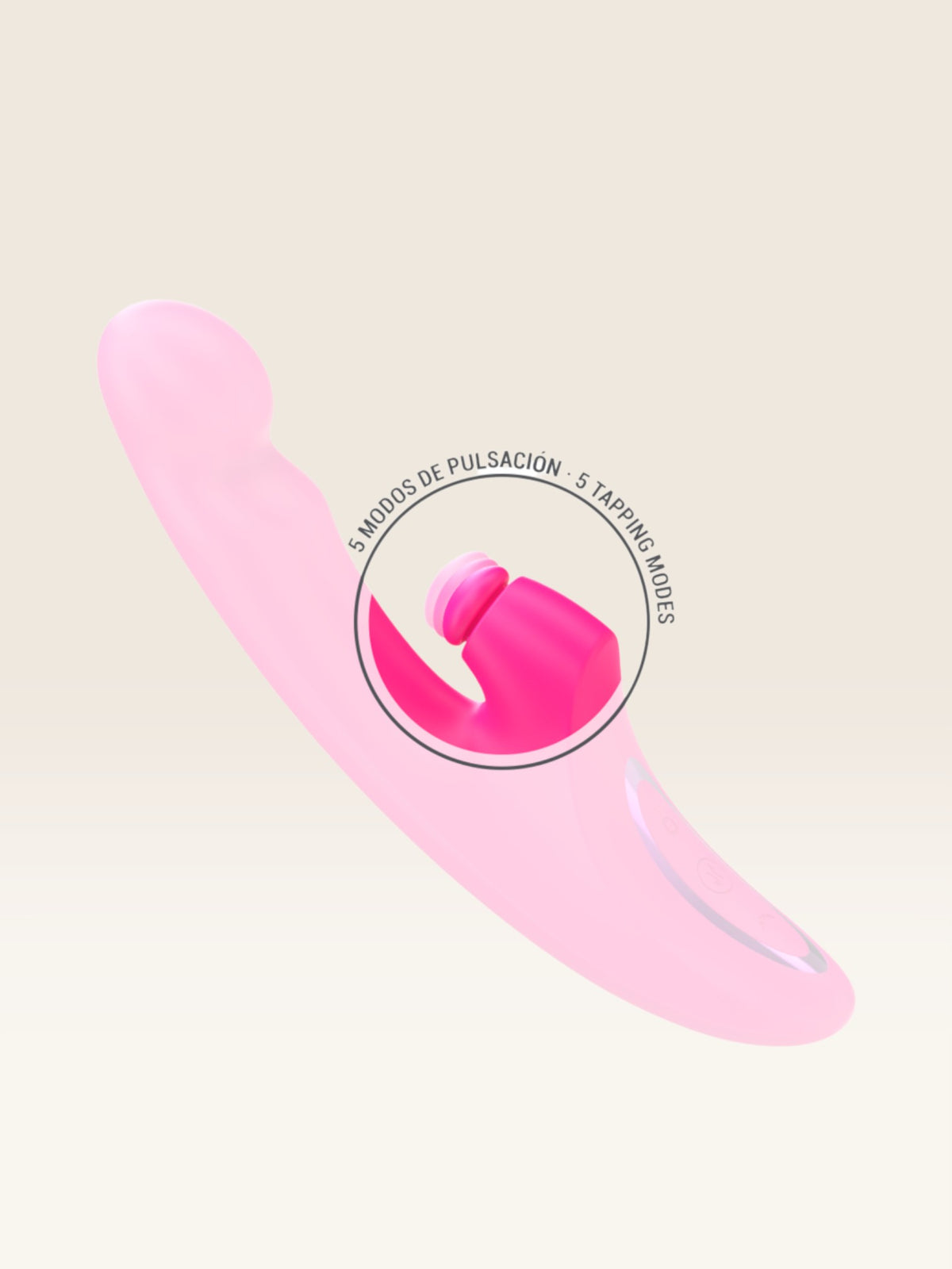INTENSE - VIBRADOR EMI 13,5 CM MULTIFUNCIONAL 3 EM 1 10 VIBRAÇÕES ROSA