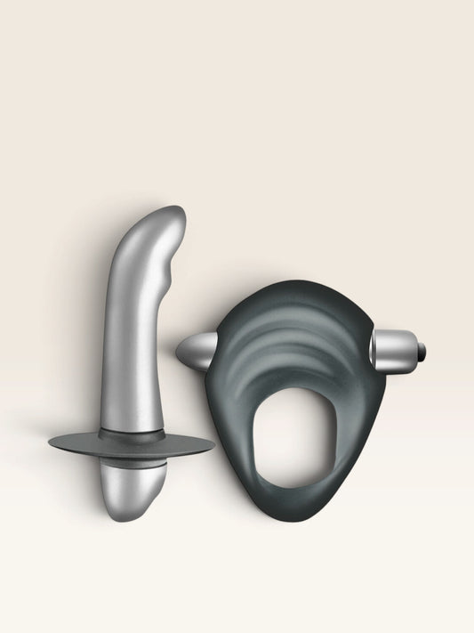 CLIMAXIMUM - KIT ENTICE ANEL PENIANO + VIBRADOR DE PRÓSTATA INICIANTES