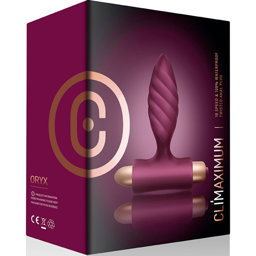 CLIMAXIMUM - PLUG ANAL TORCIDO ORYX