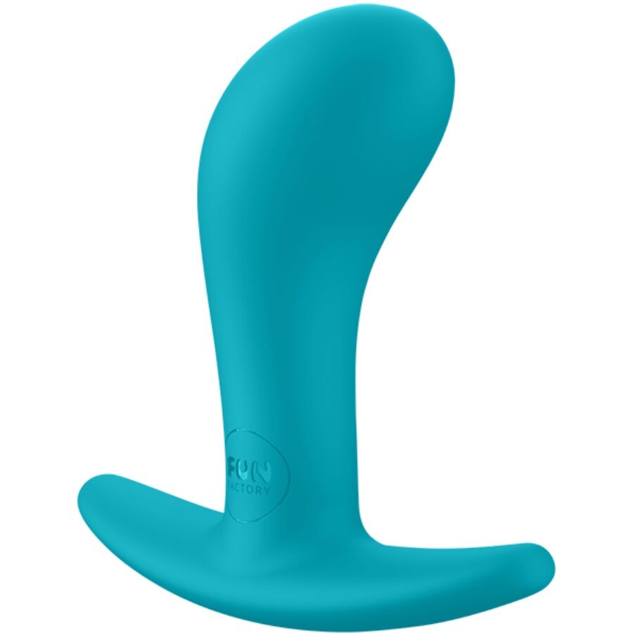 FUN FACTORY - PLUG ANAL EM FORMATO DE BUNDA TAMANHO P ÁGUA-MARINHA