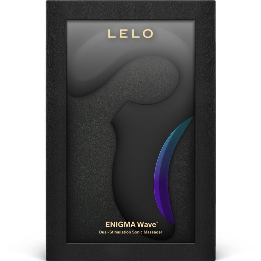 LELO - ENIGMA WAVE MASSAGEADOR DE TRIPLA VIBRAÇÃO PRETO