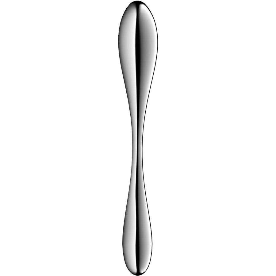 SATISFYER - STAR FORCE 3 DILDO DE AÇO INOXIDÁVEL COM DUAS EXTREMIDADES