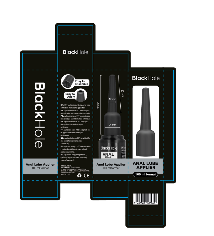 BLACK HOLE - APLICADOR DE LUBRIFICANTE ANAL TAMANHO G 100 ML