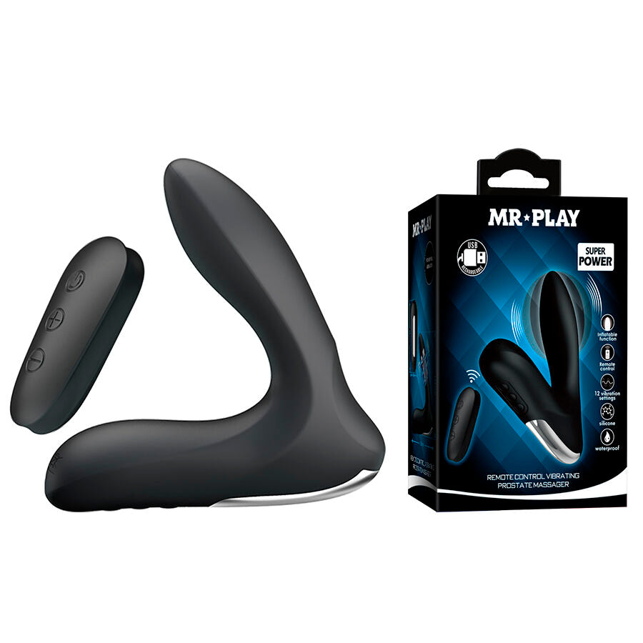 MR PLAY — Massageador de Próstata com Controlo Remoto de Vibração
