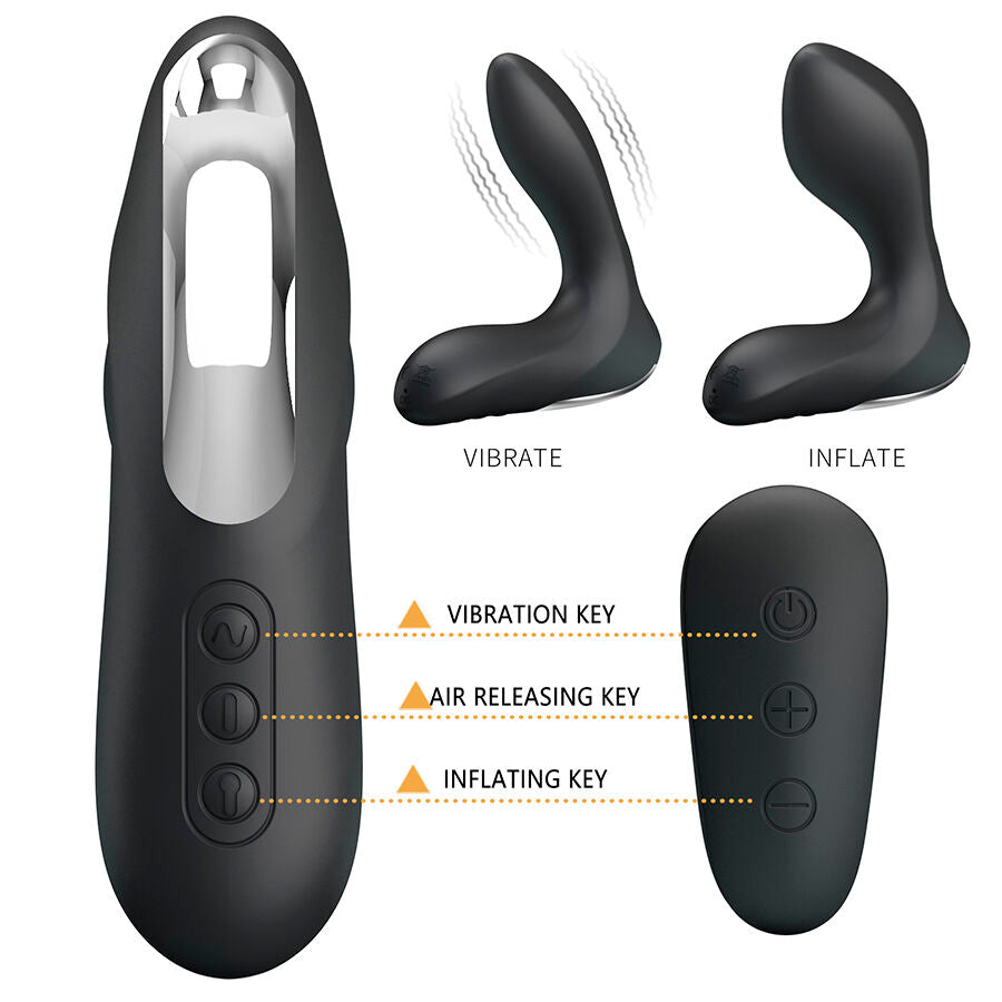 MR PLAY — Massageador de Próstata com Controlo Remoto de Vibração