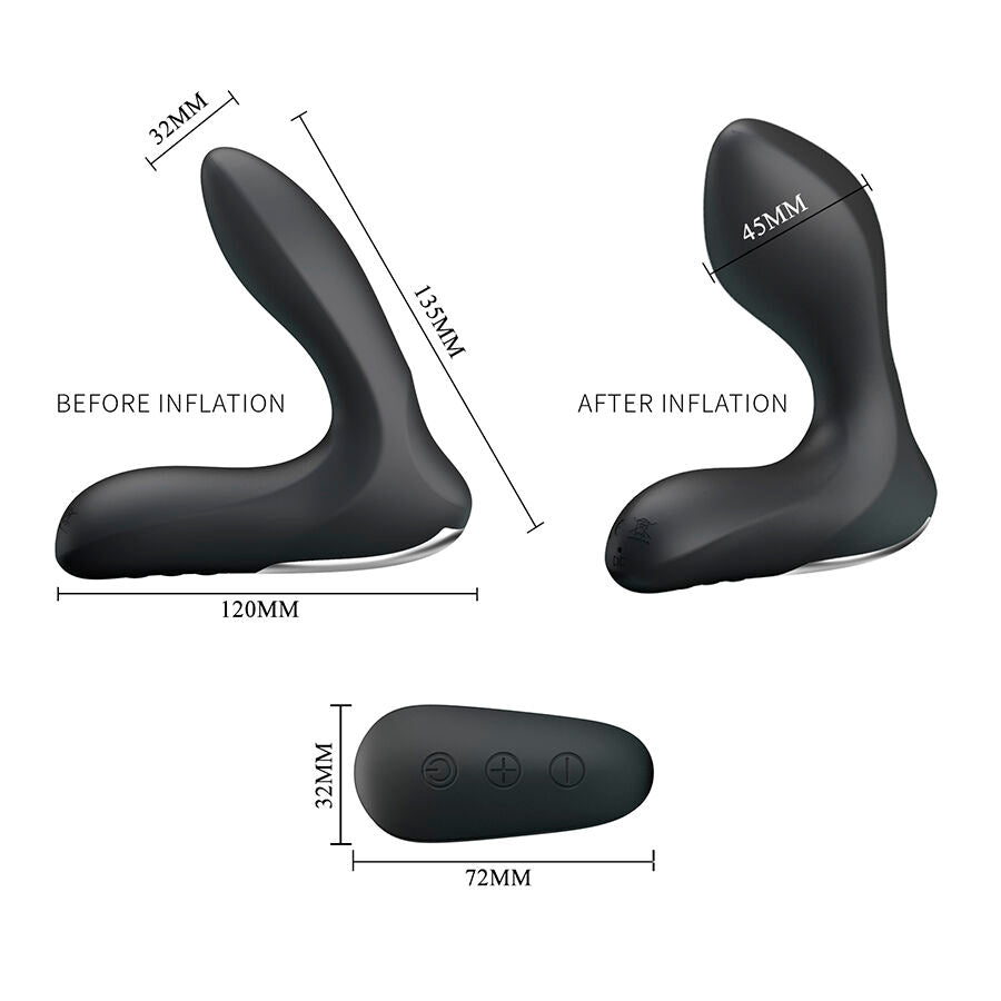 MR PLAY — Massageador de Próstata com Controlo Remoto de Vibração