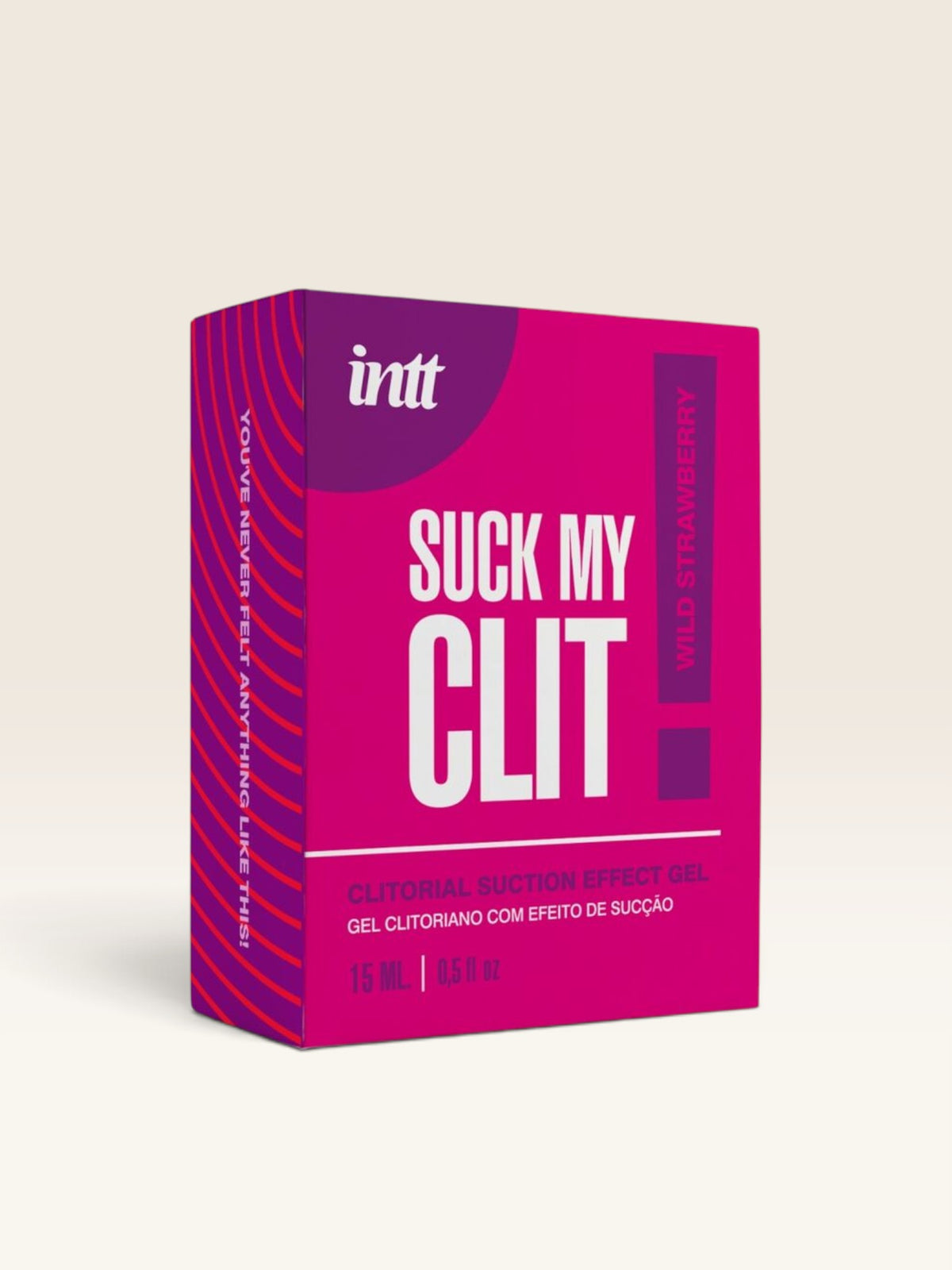 Intt — Suck My Clit, Gel com Efeito de Sucção, Morango Silvestre