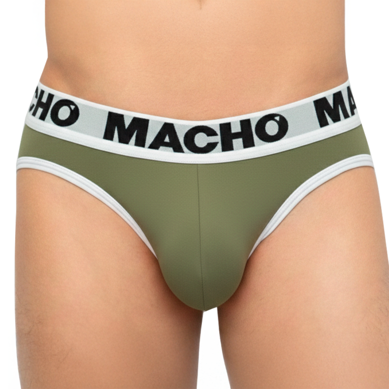 MACHO - MCH013 MILITAR VERDE SLIP S