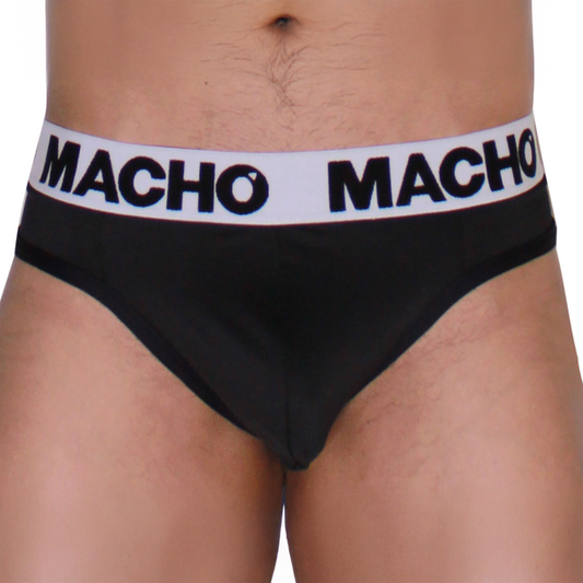 MACHO - MTG002 PRETO/CALÇA TANGAL PRETA S