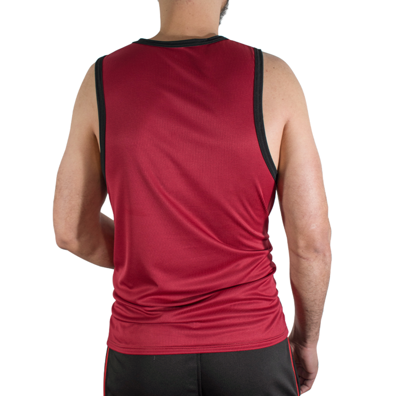 MACHO - CMV003 CAMISETA DE GINÁSTICA MARROM TAMANHO L/XL