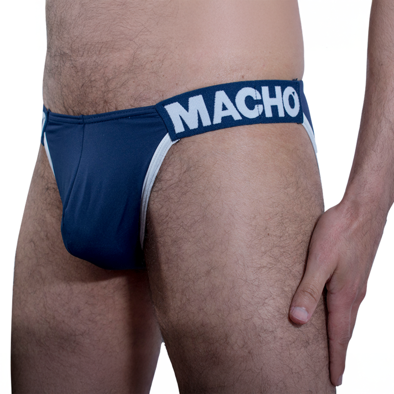 MACHO - MCH011 AZUL ESCURO COM DESLIZAMENTO LATERAL XL