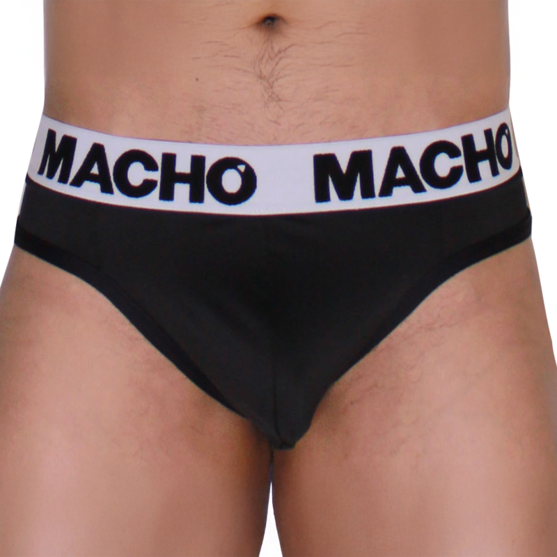 MACHO - MTG002 PRETO/CALÇA TANGAL PRETA L