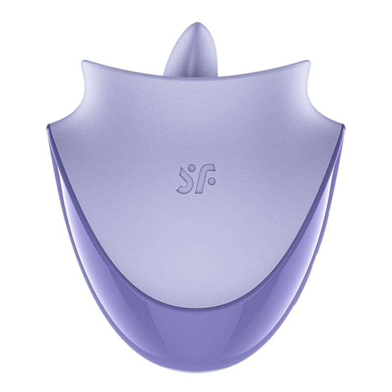 SATISFYER - TONGUE DANCER ESTIMULADOR CLITORIANO COM VIBRAÇÃO E PULSAÇÕES LILÁS