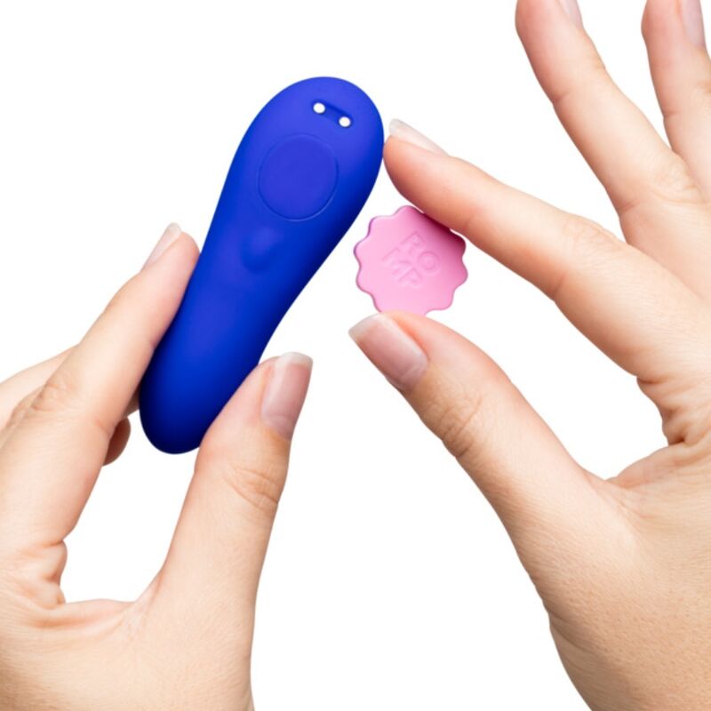 ROMP - CALCINHA DE SILICONE VIBRATÓRIA MAGNÉTICA PARA FESTAS COM CONTROLE REMOTO