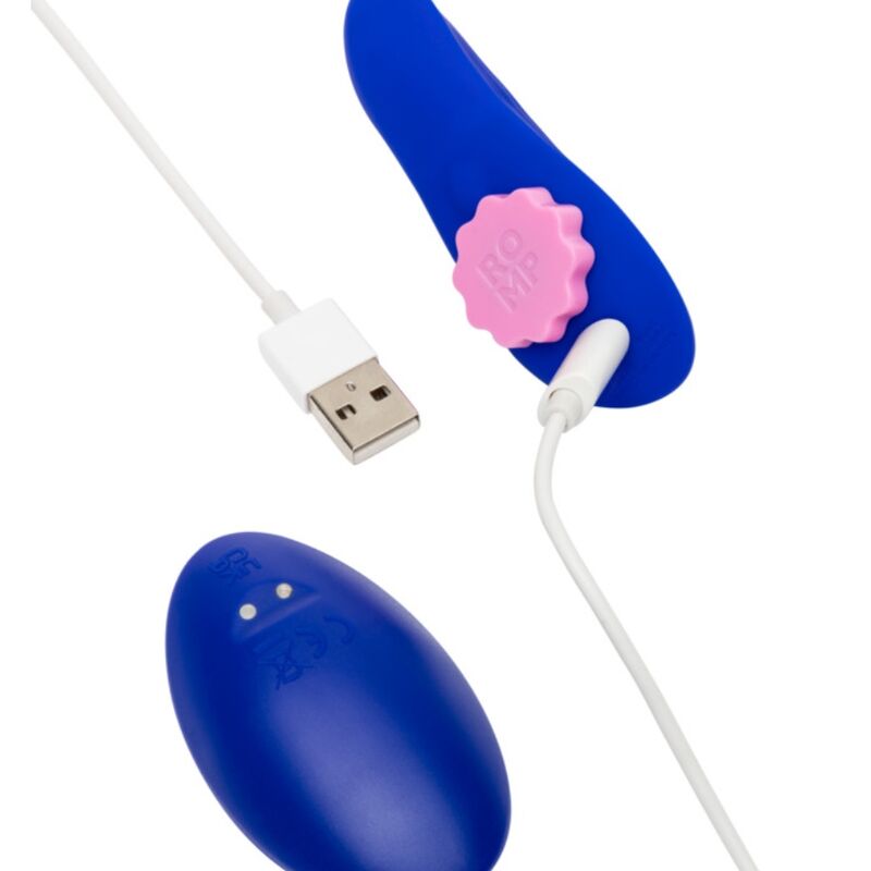 ROMP - CALCINHA DE SILICONE VIBRATÓRIA MAGNÉTICA PARA FESTAS COM CONTROLE REMOTO