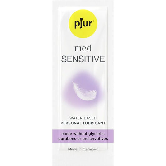 PJUR - MED SENSITIVE GLIDE LUBRIFICANTE BASE DE GUA 2 ML