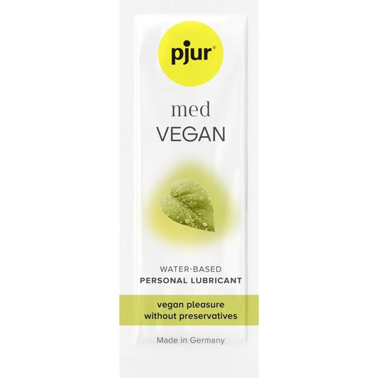 PJUR - MED VEGAN GLIDE LUBRIFICANTE BASE DE GUA 2 ML
