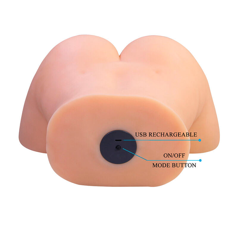 CRAZY BULL - LIORA XXL MASTURBADOR VAGINAL E ANAL DUPLO