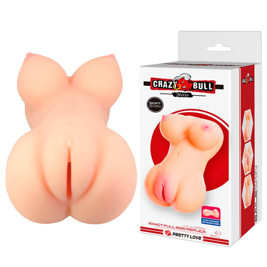 CRAZY BULL - METTE CARNE MASTURBADORA COM BUNDA E VAGINA REALISTAS
