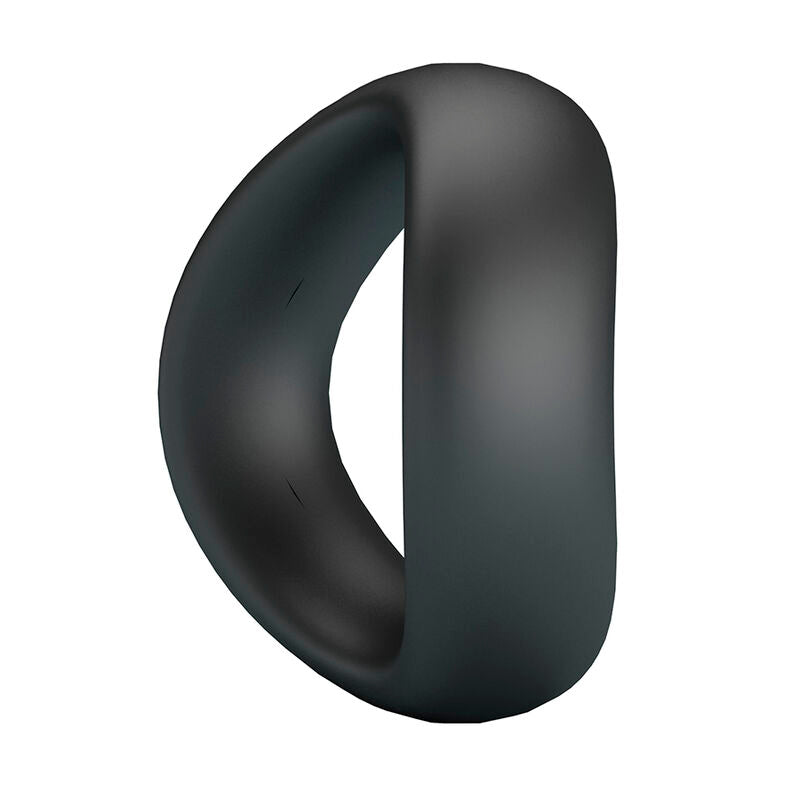 CRAZY BULL - ANEL PENIANO ERGONÔMICO DE SILICONE VALEN PRETO