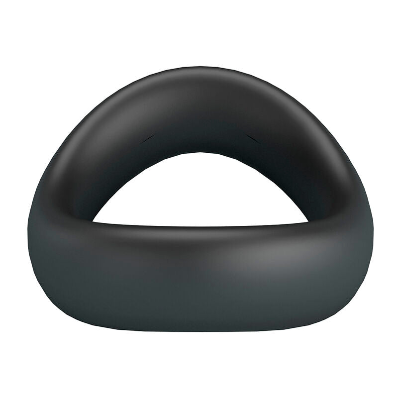 CRAZY BULL - ANEL PENIANO ERGONÔMICO DE SILICONE VALEN PRETO