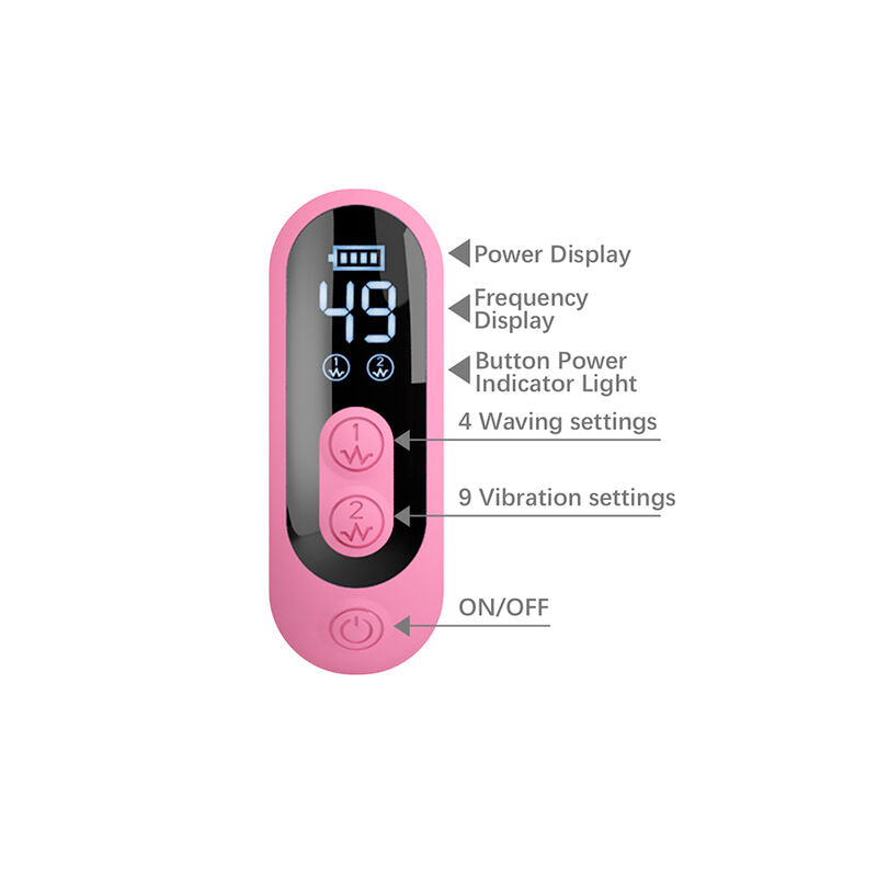PRETTY LOVE - VIBRADOR BELLA RABBIT COM ESTIMULAÇÃO DE BORBOLETA E LED ROSA