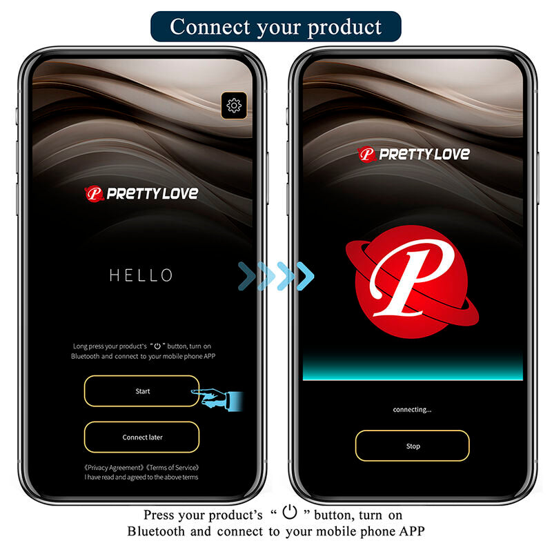 PRETTY LOVE - MASSAGEADOR DE CALCINHA ROSA COM CONTROLE POR APLICATIVO DE BORBOLETA