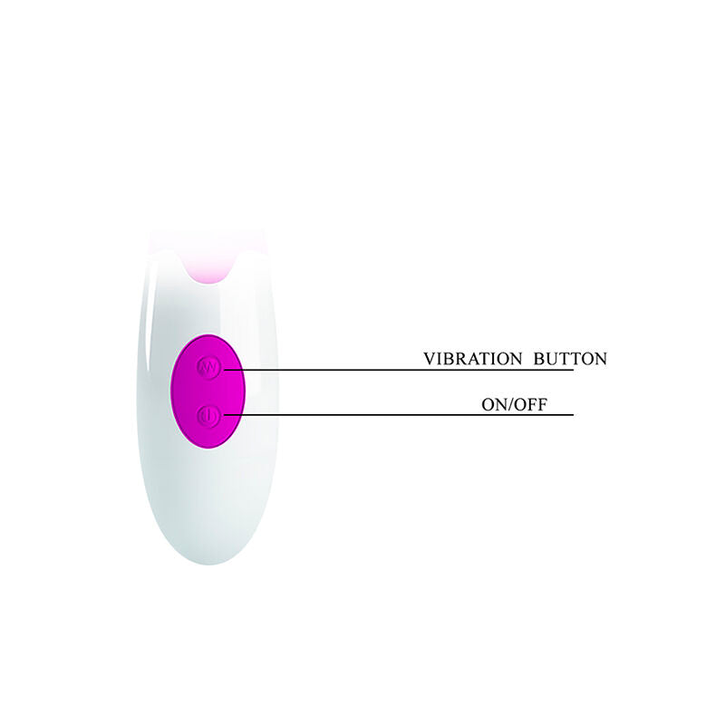 PRETTY LOVE - BUTTERFLY KISS VIBRADOR COELHO COM 30 FUNÇÕES ROXO