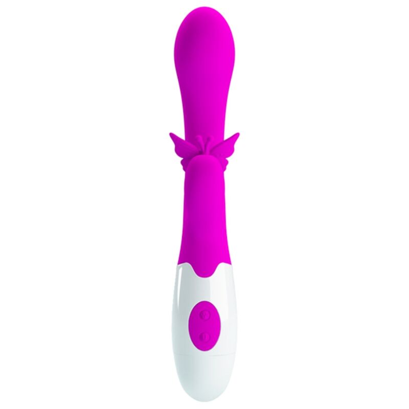 PRETTY LOVE - BUTTERFLY KISS VIBRADOR COELHO COM 30 FUNÇÕES ROXO